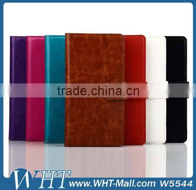 Cheap Mobile Phone Cases Leather Flip Case for Sony Xperia M2 Mobile Phone Case