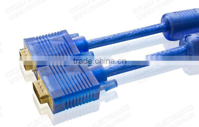 DVI Cable with Two Ferrite cords and Nylon Net