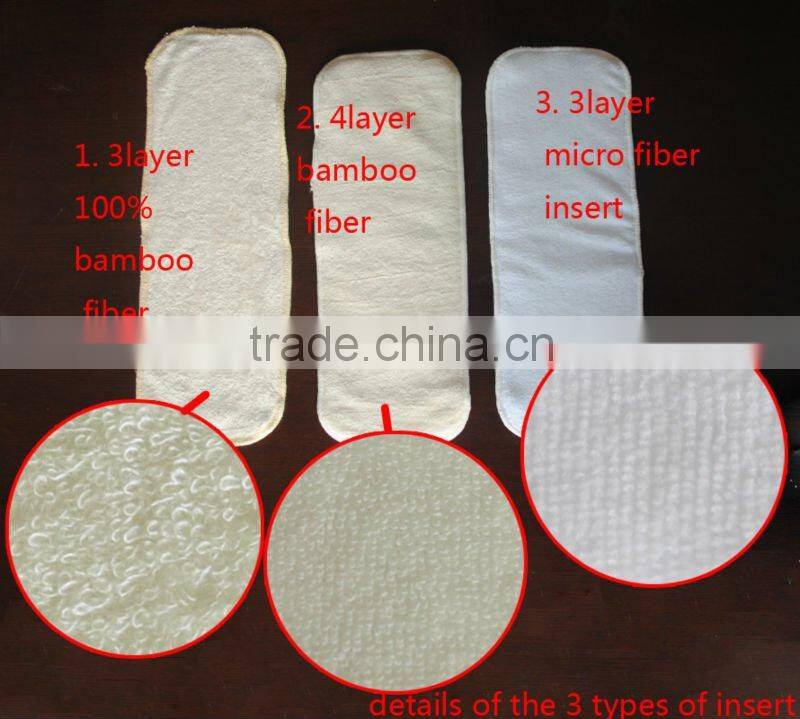 Alva Reusable & economic bamboo diaper inserts