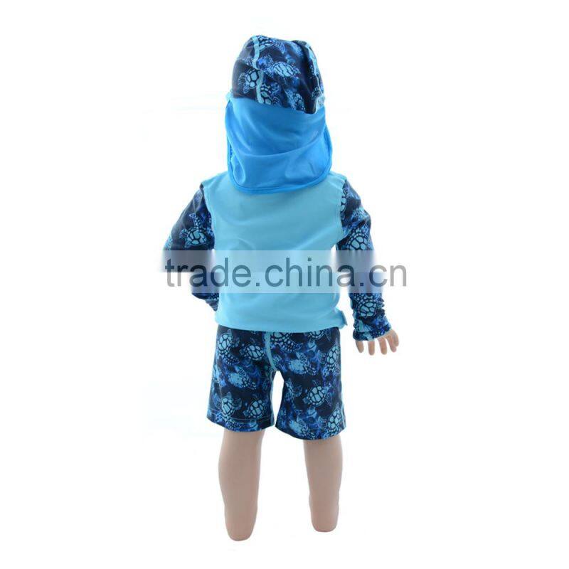 2015 Hot Sale Alva Rash Guards Wholesale UPF 50+ Clothes with Sun Protection Baby Suit