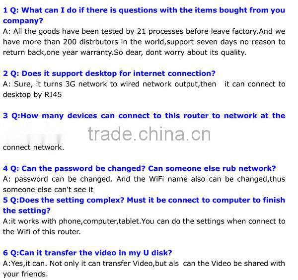 3000mAh power bank 3g wifi router with sim card slot WCDCA CDMA EVDO 3g router
