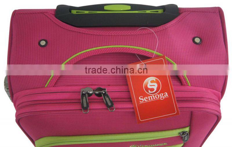 Fabric 1680D Pink Universal Wheeld Luggage High Quality Luggage