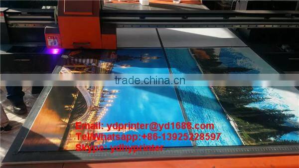 3.2m large format printer for soft and rigid materials, hybrid printer with KM1024i print head