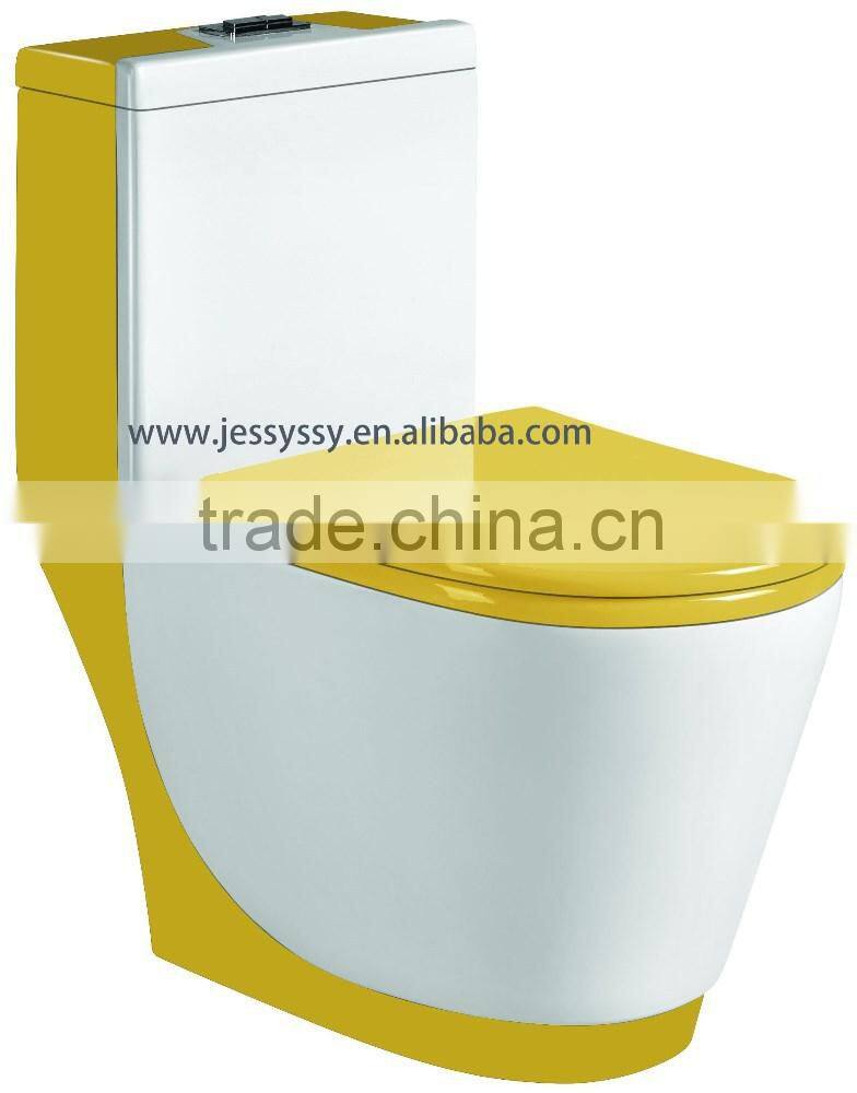 Indian colored water closet green toilet 339