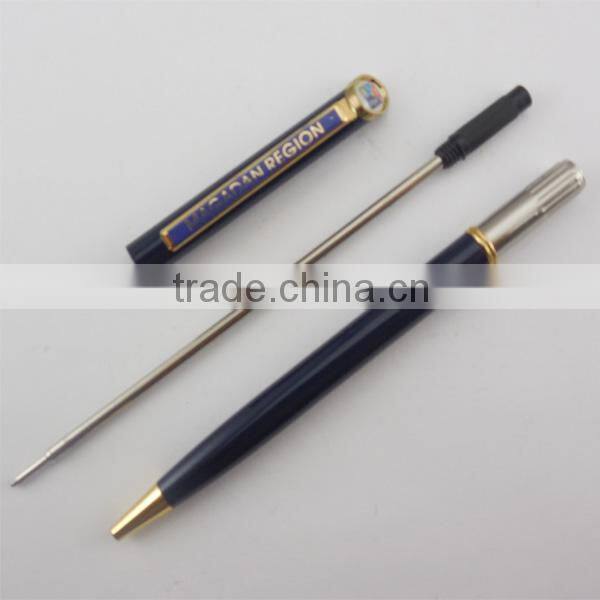 hot selling small moq simple design metal pen for sample free