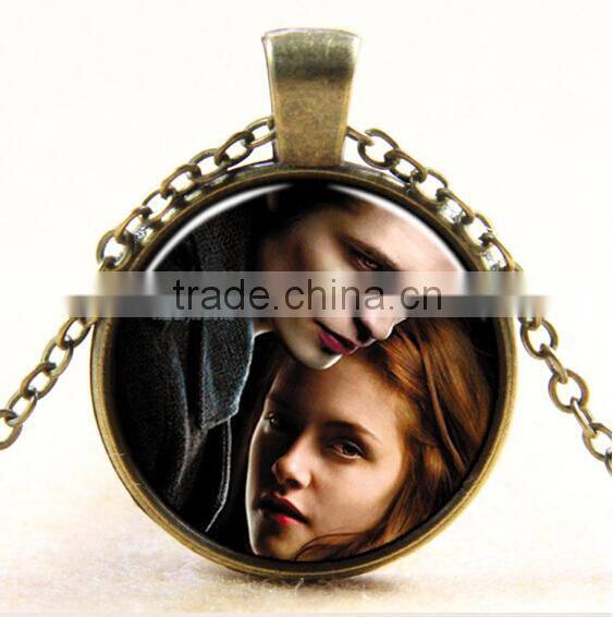 Popular DIY glass dome jewelry photo glass jewelry handmade jewelry Comic DIY Jewelry