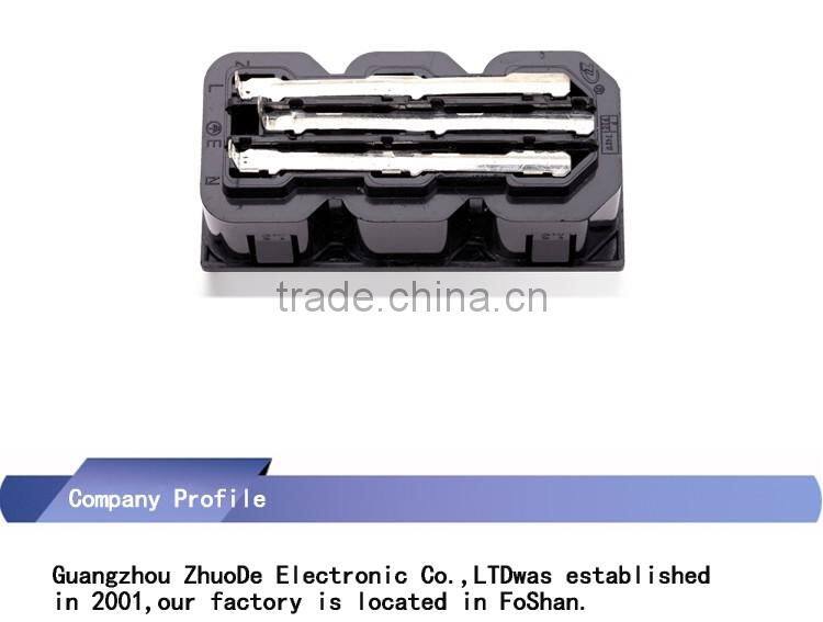 universal multi 3 gangs multiple plug socket