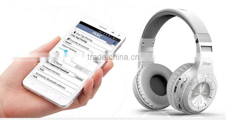 New Arrival Bluedio Hurricane HT Bluetooth 4.1 Wireless Stereo Powerful Bass Headphones Headset For Samsung/LG/HTC