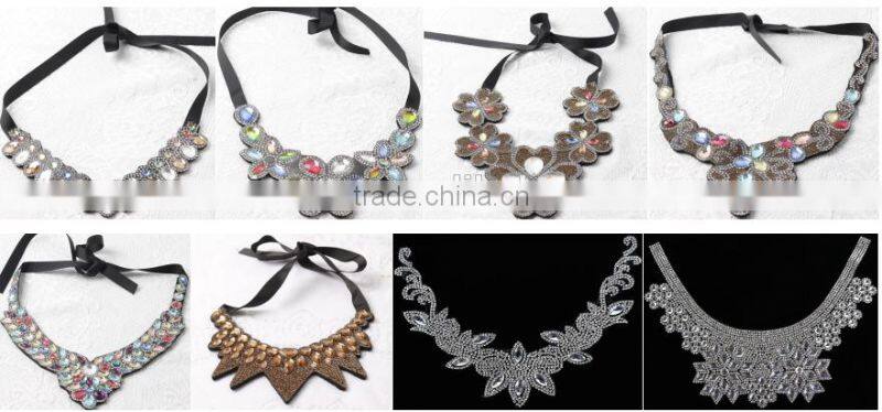 factory directly sale new design Blingbling fashion jewelry necklace of metal