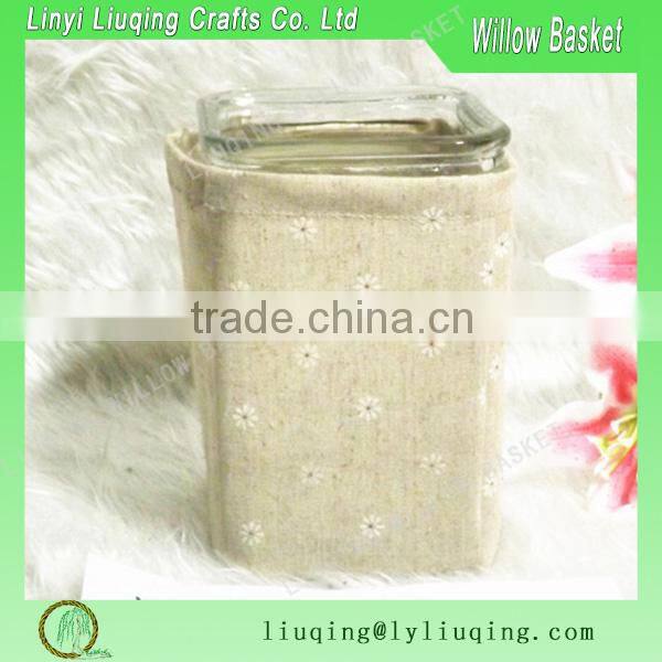 Popular grey color mini willow storage basket for plan