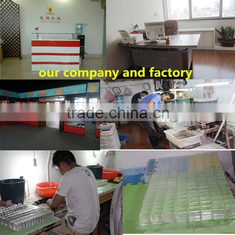 customized Souvenir gift diamond shape crystal award