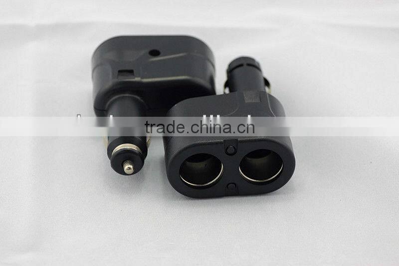 Hot Sell Dual DC 12V Car Cigarette Lighter Charger