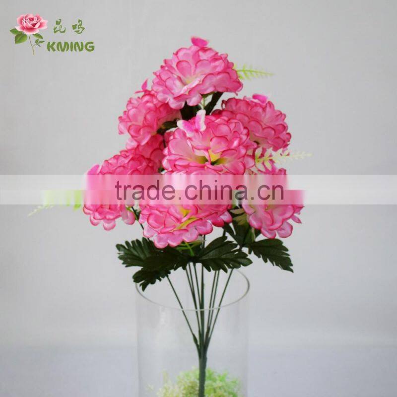 artrificial mum ball with butterfly edge curl chrysanthemum flower