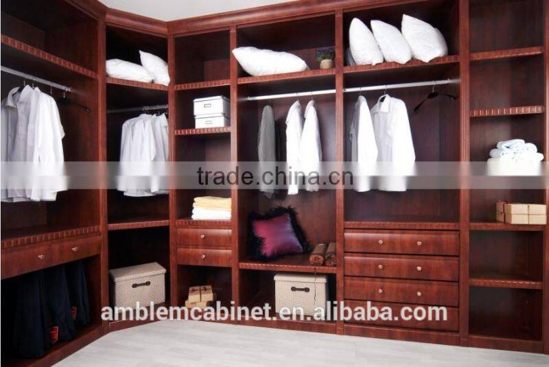 2014 wood grain PVC wardrobe