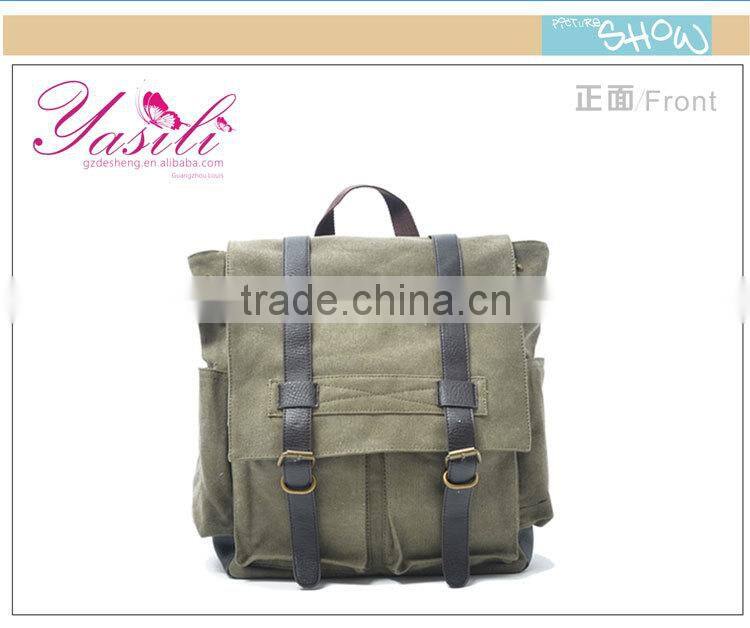 army green canvas backpack,fashion teen backpacks,leisure canvas backpack