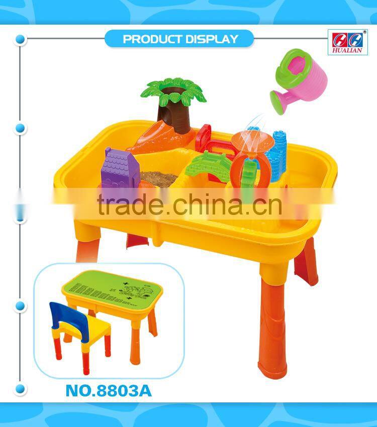 2015 Multifunction Brand New Beach table set toy with 20pcs accessories