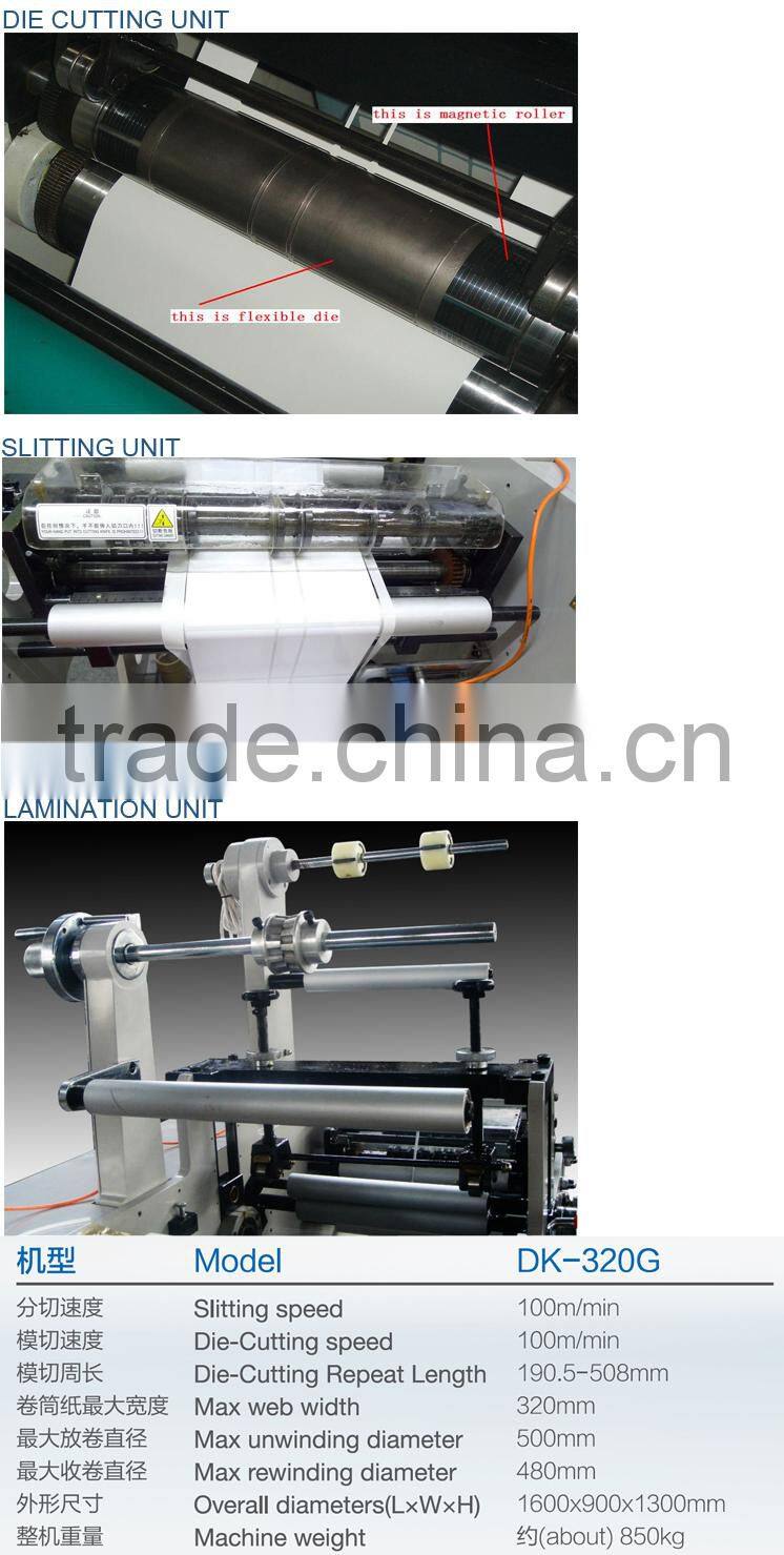 Rotary die cutter slitter machinery
