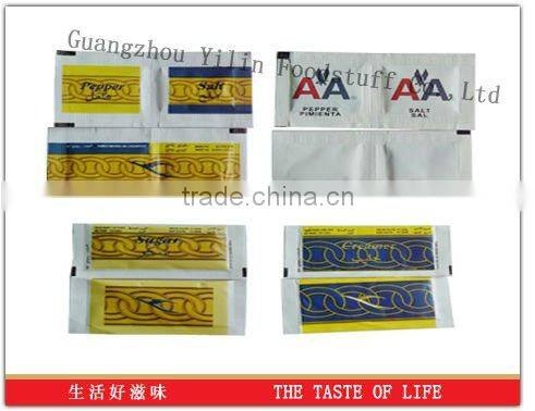 0.7g Seasoning Fine Salt and Hot Pepper Condiment Sachets