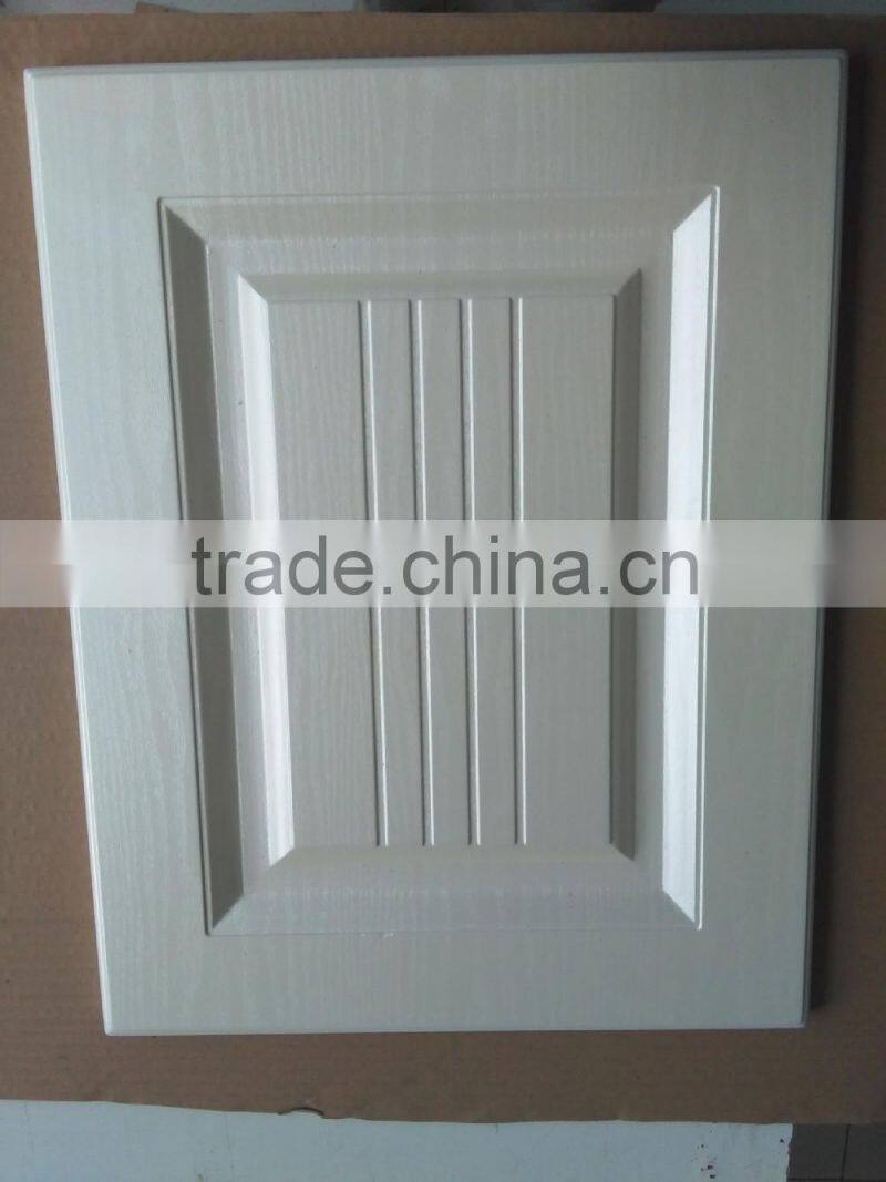 european style kitchen cabinet door/pvc laminated kitchen cabient door