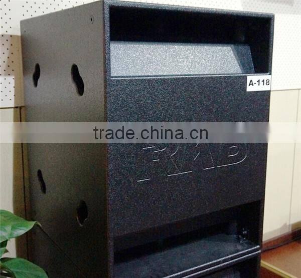 Ai118 powered subwoofer speaker, pro box subwoofer box