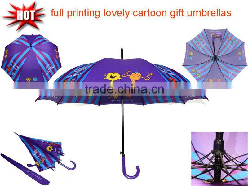 shenzhen umbrella factory wholesale lovely cartoon straight gift umbrellas