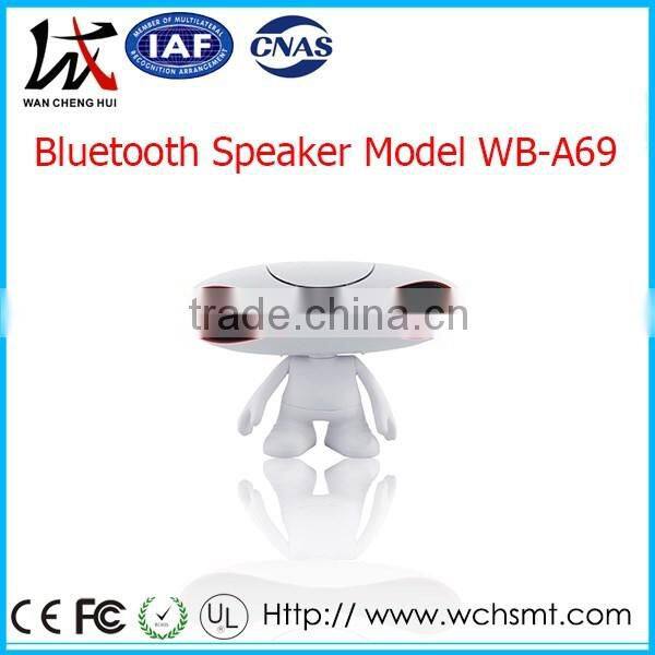 Best Design Portable Bluetooth Speaker/Led Bluetooth Speaker Portable Fun Design Doll Expression Follower