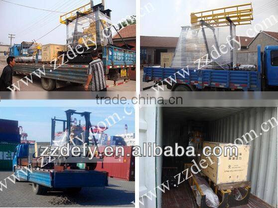 Economical popular Exported 80-130m Portable mini water well drilling rig