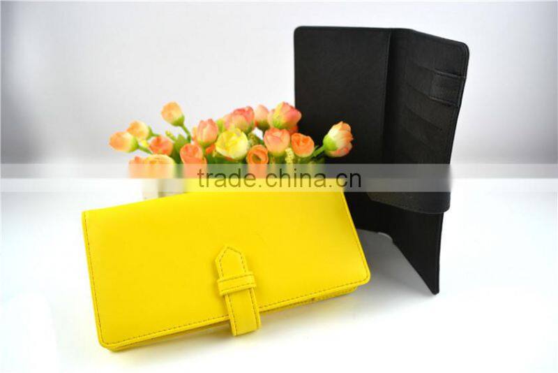Newest popular fashion design exquisite leather women wallet 2015