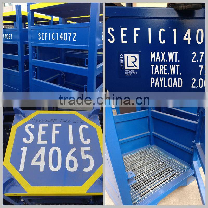 Newly TPED Gas plant used transportation Rack frame