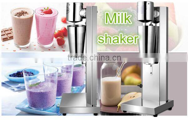 stainless steel automatic double cups/ single cup electric milk mixer and milk shake
