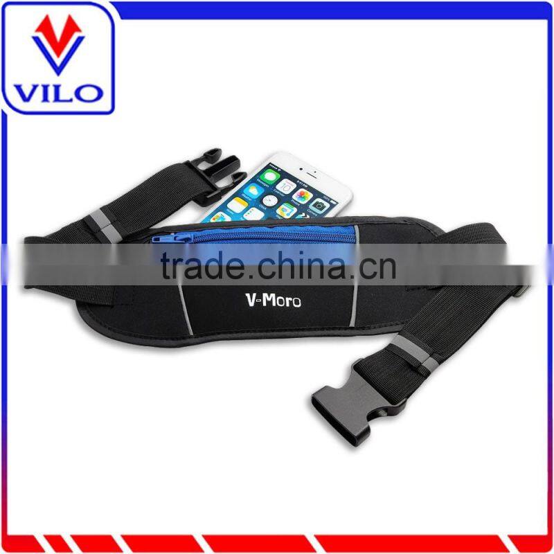 Hot selling travel money belt sports jogging belt waist bag