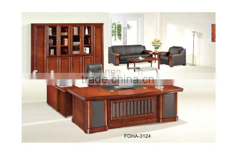 Wood Venner Executive Office Desk,Office Furniture(FOHK-2038)