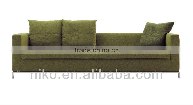 Simple and High Quality Sole Color Fabric Armchair Living Room Furniture