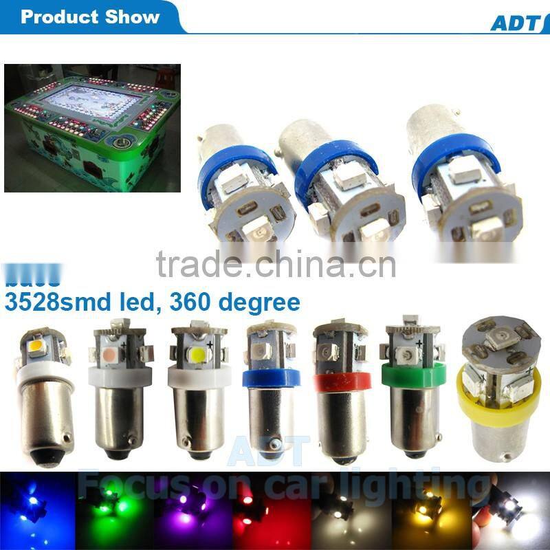 6.3V AC DC 3528 SMD pinball LED bulb BA9S