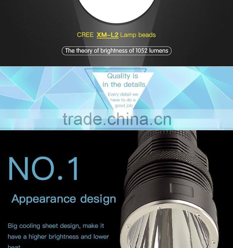 Flashlight sex toy for man 1000 Lumen XML L2 torch light for hunting camping