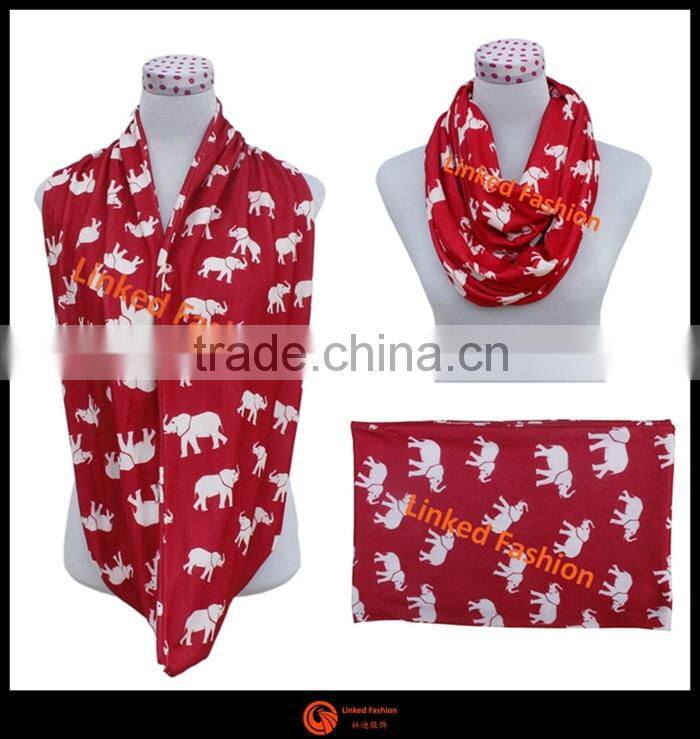 New High Quality Cotton Chevron Infinity Breastfeeding Nursing Scarf
