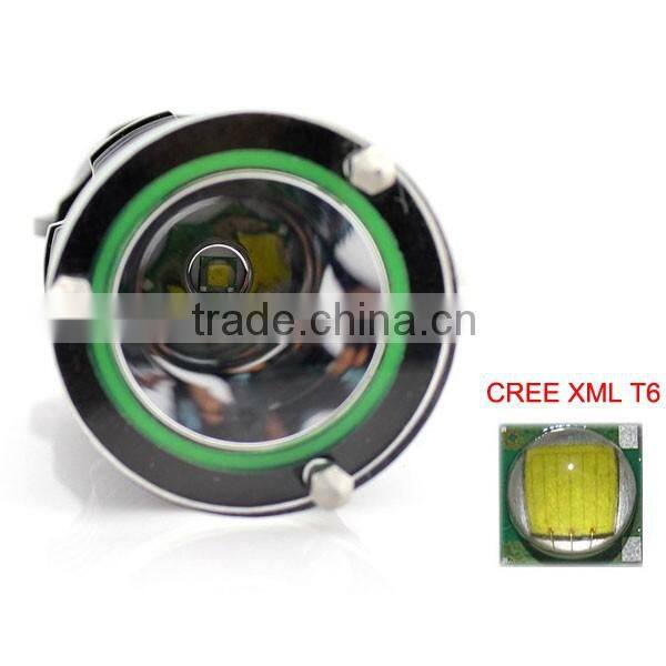 1158 New design!! XM-L T6 LED Ultra Power Aluminum Torch light rescue hammer led falshlight emergency safety