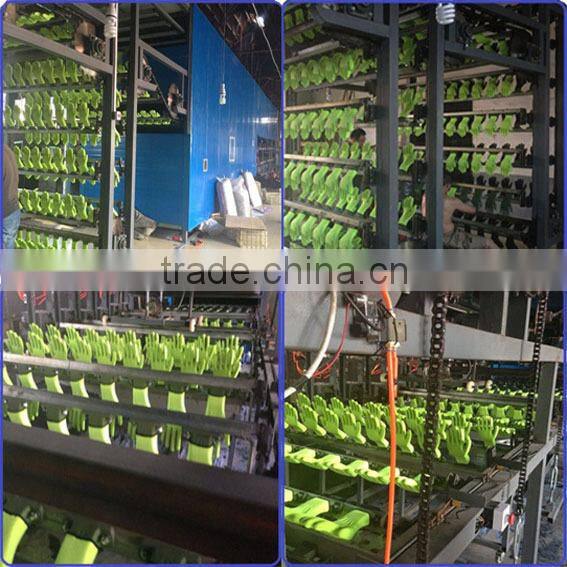 Household Cleaning Colourful PU Coated Gloves