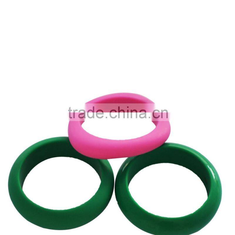 Baby teething silicone bead bracelet bangle