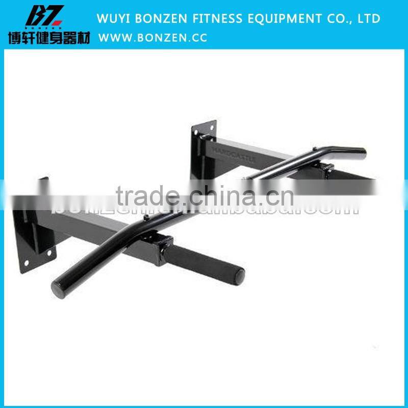 Wall Mounted Pull Up Bar Chin Chinning Bracket Iron Home Gym Station Dip