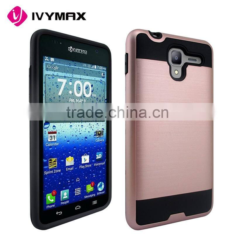 Guangzhou brg newest fashional protective high quality hybrid bumper case for Kyocera C6742