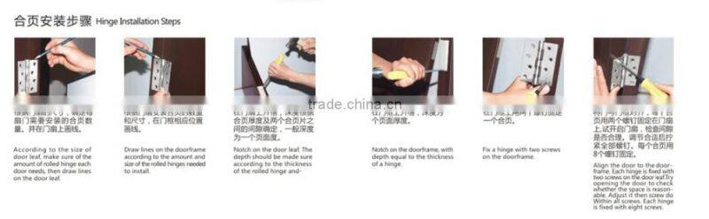 4 inch home wooden door hinge