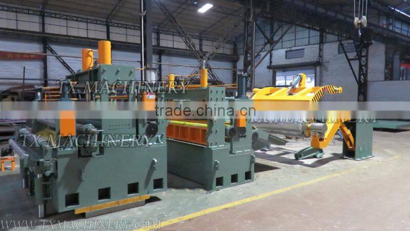 Width 400~160mm metal sheet slitting machine
