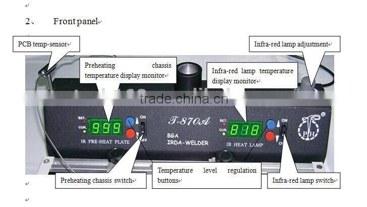 bga rework station,T870A, lcd repair machine,repair part for samgsung galaxy motherboard,,laptop repair tool kit, puhui t870a