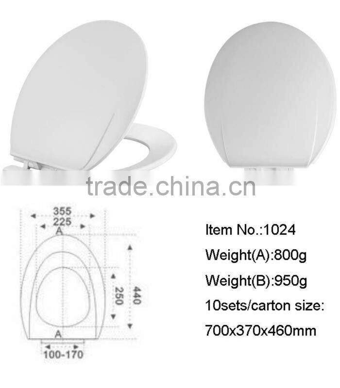 17'' American standard wc red toilet seat for lavatory 1024