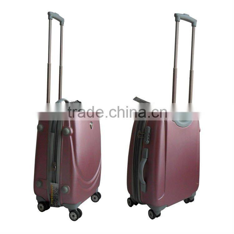 2014 china supplier cheap durable abs/pc trolley luggage hard plastic roller luggage 20'' / 24'' / 28'' OEM accept