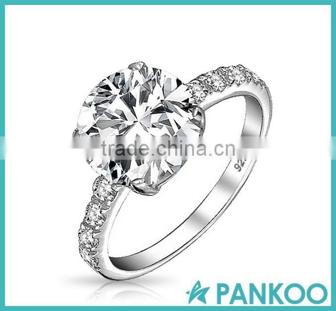 Wholesale retro top tier black gems 925 sterling silver rings engagement ring