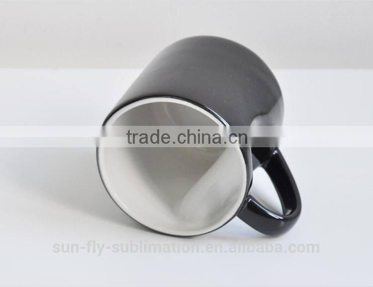 Heart Handle Color Changing Mug/ Color changing mug/ Colorful mug for promotion/ Designed Mug