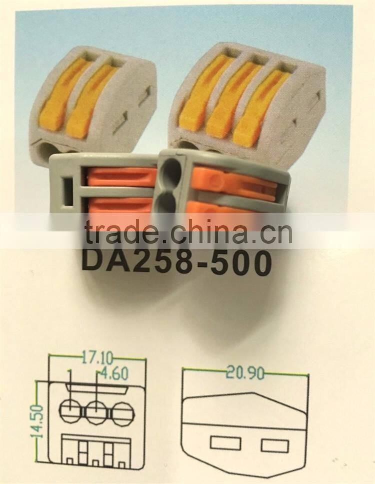 Wago 222 Wire Electrical Connector Terminal Block 28-12AWG 2000V