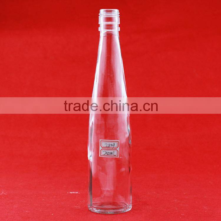 Super design island shape glass bottle lady shape glass bottle perfume bottle 100ml
